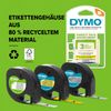 Dymo LetraTag Plastic Label Tape, 12 mm x 4 m Roll - Clear