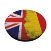 United Kingdom Romania Flags - British Romanian PopSockets Swappable PopGrip