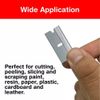 Sigle Edge Razor Blades for Scraper for Removing Labels, Decals, Etc. (100 PCS)