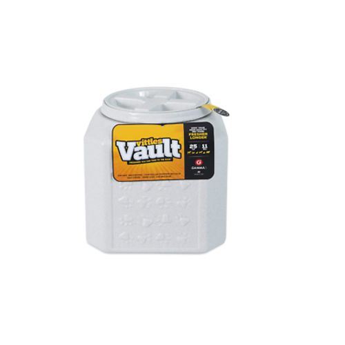 Pet Food Container Vittles Vault Outback Airtight Washable No BPA Gray 25 Pound