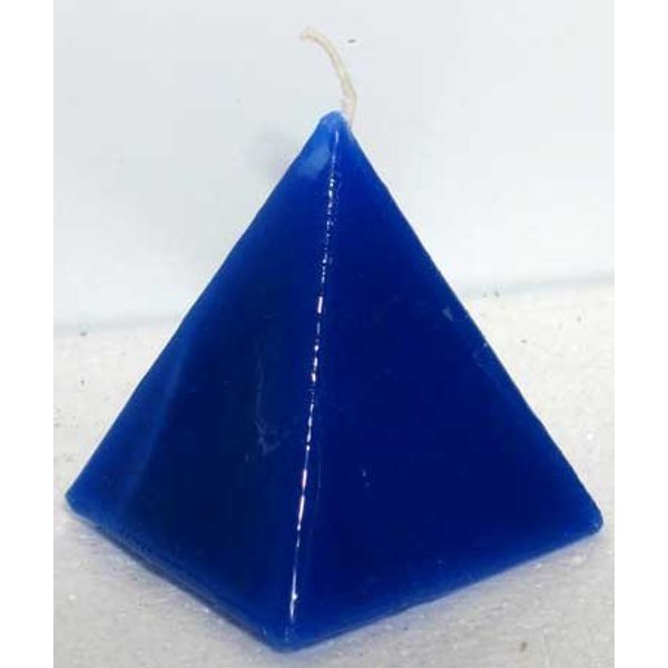 Pyramid Candles (Blue) Magic Magic Ritual Majestic Magic Divination Healing Programming etc