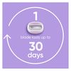 Gillette Venus ComfortGlide Freesia Women's Razor Refills, 6 Refill Cartridges, Fits Venus Reusable Razor Handles, 3-Bladed with Built-in Shave Gel Bars