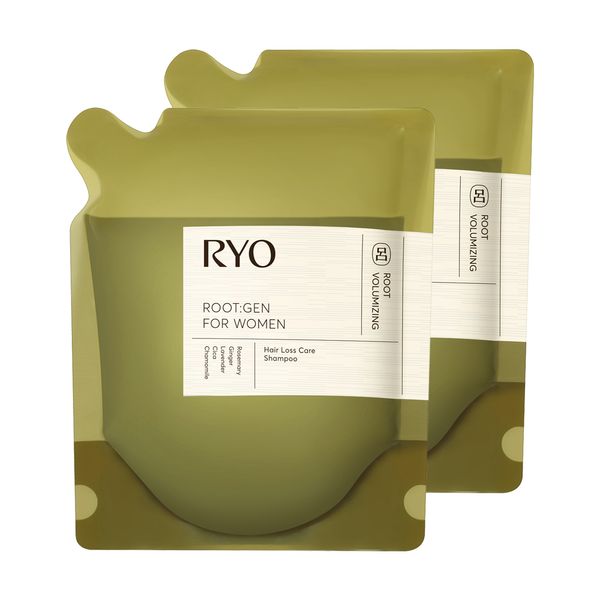 Ryeo Rootzen Anti-Hair Loss Shampoo Mildly Acidic Women&#39;s Refill Pack 400ml 2ea