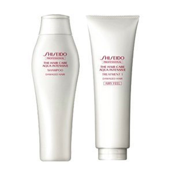 Shiseido Aqua Intensive Shampoo 8.5 fl oz (250 ml) & Treatment 1, 8.8 oz (250 g)