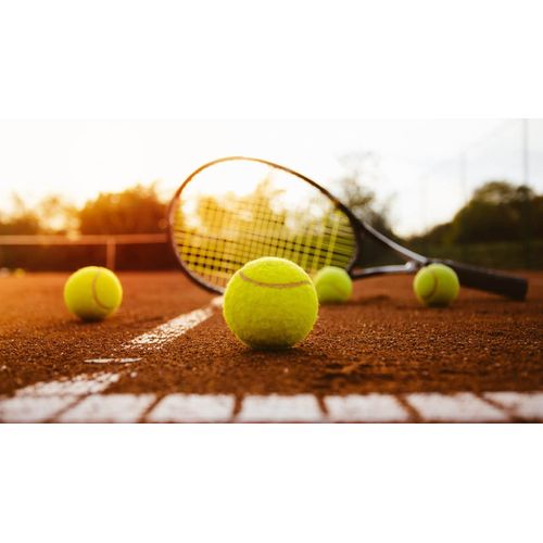 KARRMA Pack of 12 Tennis Balls with Storage Bag | Sturdy & Durable Tennis Cricket Sport Dog Toy Play Ball Ideal For Practice Training Exercise Pets Kids Adults and Throwing Machines