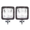 2X Work Light Lamp Square Replacement for JCB 2CX 3CX 4CX Mini Backhoe 700/38800 & Cable