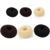 9cm Medium BLACK Bun Ring Shaper Hair Former Doughnut Donut