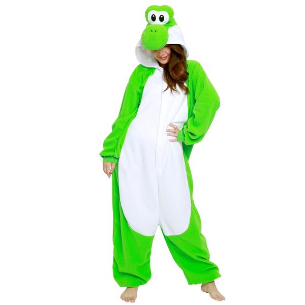 SAZAC Character Fleece Kigurumi Super Mario Yoshi