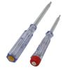 2PC Electrical Mains Voltage Tester Electricians Insulated Screwdriver