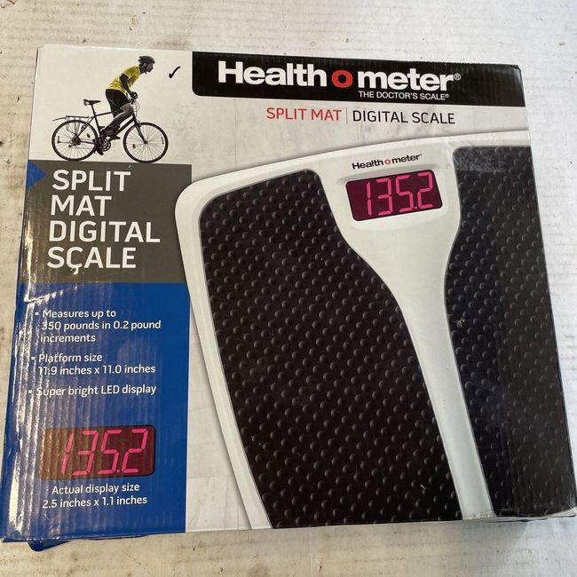 Health o meter 844KL High Capacity Digital Bathroom Weight Scale with 1.5  in. LCD, 440 lb x 0.1 lb