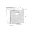 RiverRidge 2 Pc Storage Set in Gray Folding Bin, 2 Count