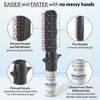 Hair Styling Brush with Built In Product Dispenser (Flexible Matte Paste)