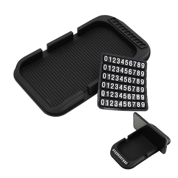 OUDQFCJ 3 In 1 Auto Anti-Rutsch Pad Armaturenbrett-Handy Organizer Matte Anti Rutsch Pad Handyablage für Auto Magic-Pad für Handy Smartphones Schlüssel, GPS Sonnenbrillen