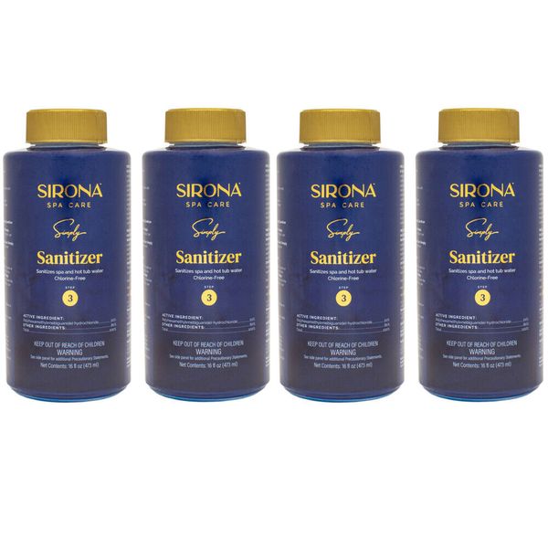 Sirona Spa Care Simply Sanitizer - 4 Pack