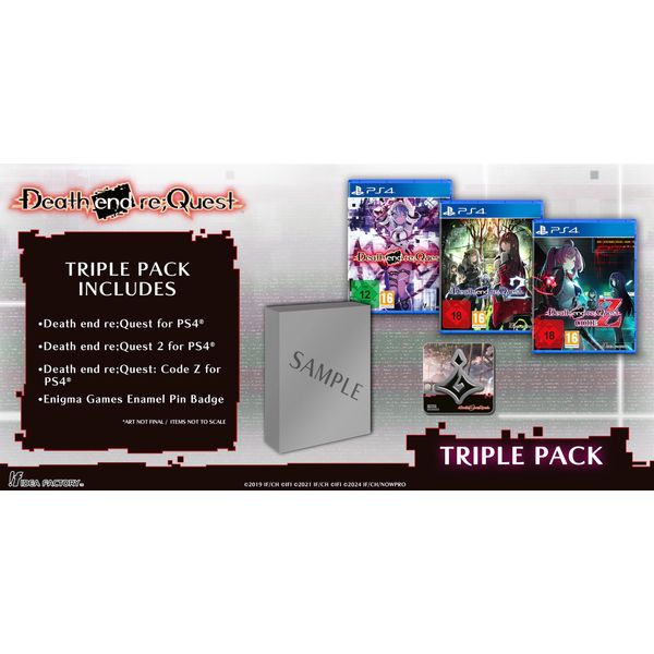 Death end re;Quest/ Death end re;Quest 2/ Death end re;Quest: Code Z - Triple Pack (PS4)
