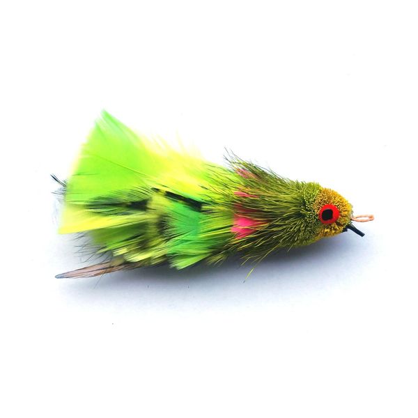 Cat Toy Teaser Wand Refill - Green Parrot Katfly Teaser Attachment