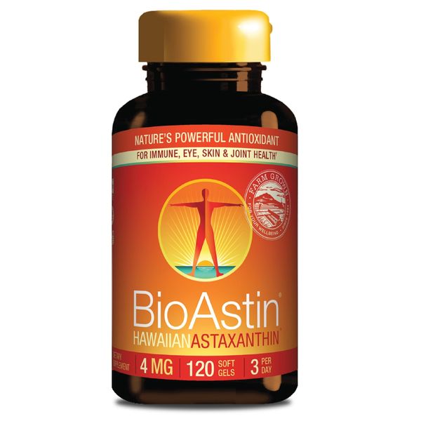Hawaiian Astaxanthin 120 Count Super Antioxidant Immune Support Supplement