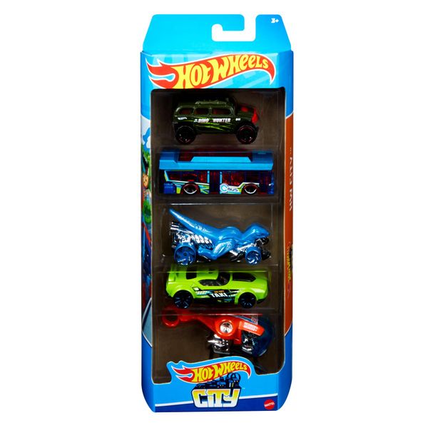 Hot Wheels 01806 Hot Wheels Car Assortment 5 Count