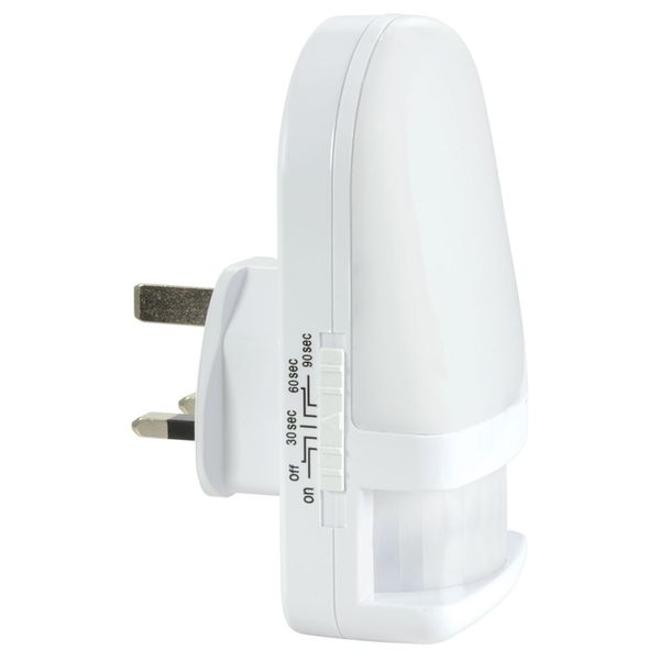 Motion Sensor UK Mains Power LED Night Light 4000k Natural White