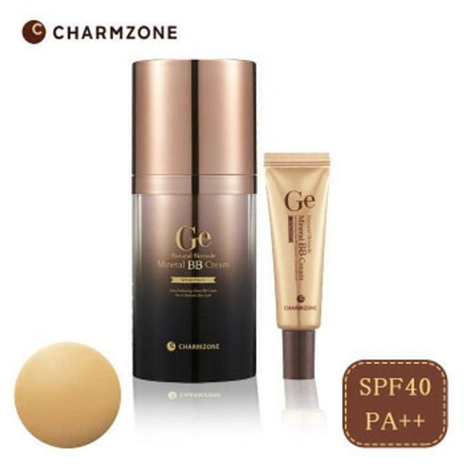 Korean Cosmetics Charm Zone Ge Natural Skin Aid Mineral BB Cream 50g (portable 10g included) SPF40・PA++ 4549081449774