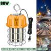 80W LED Temporary Work Light Construction Jobsite Lighting 5000K 12000LM Plug-In