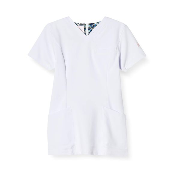 Wacoal HI700 Women’s Scrub, White Coat - whites