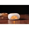 Jusalpha Elegant Embossed White Porcelain Teapot Warmer 01 … (1)