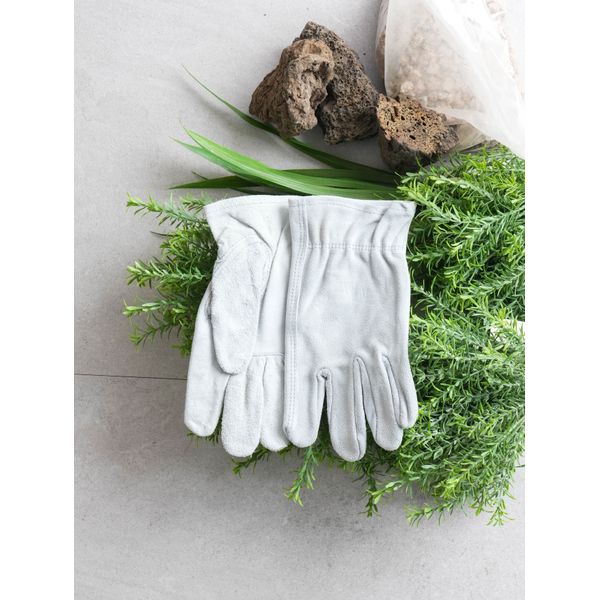 Basic cowhide garden gloves