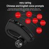 Trucker Wireless Headset Bluetooth 5.2 Earpiece Dual-Mic Earbud Noise Cancelling