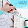 Protractor Full Circle Protractor Geometric Math Stationery Angle Measuring Tool Teacher 360 Degree Protractor 360 Degree Math Protractor for Students Transparent Plastic 10cm Diameter Circle