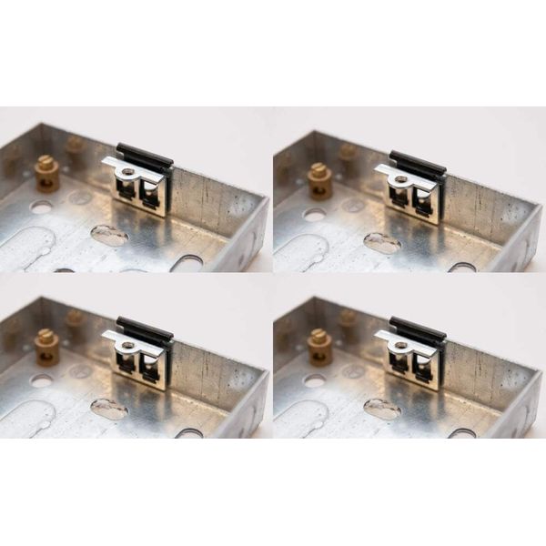 Back Box Repair Clips - Pack of 4 | Damaged Electrical Socket Box Fix