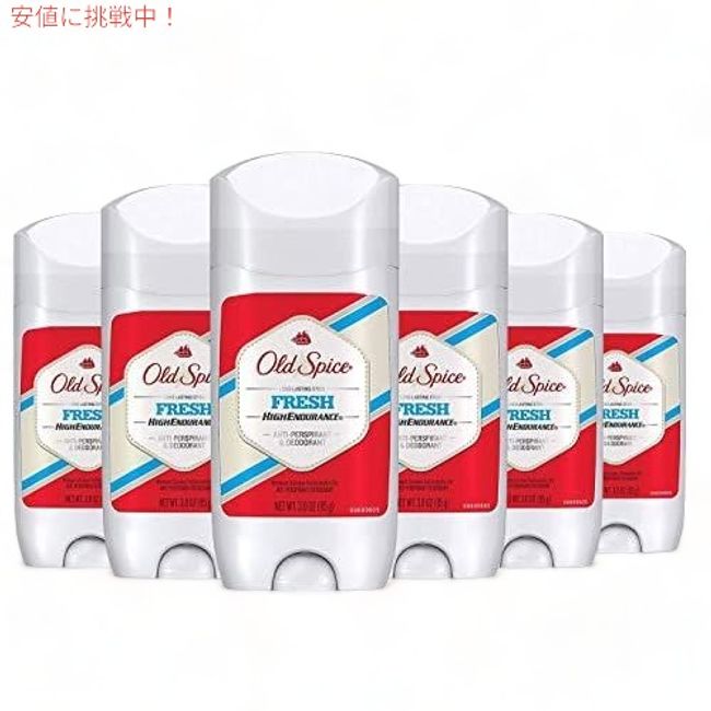 &lt;Set of 6&gt; [FRESH] Old Spice HE Deodorant White 85g OldSpice High Endurance Fresh