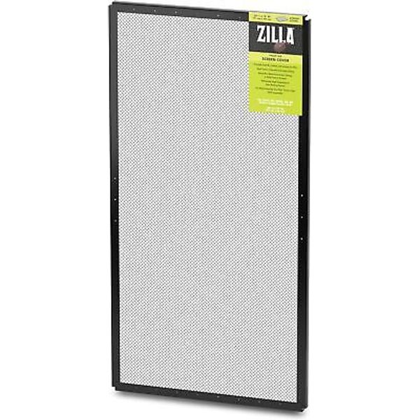 Zilla Pet Reptile Terrarium Fresh Air Screen Cover, 36" x 18", Blacks & Grays