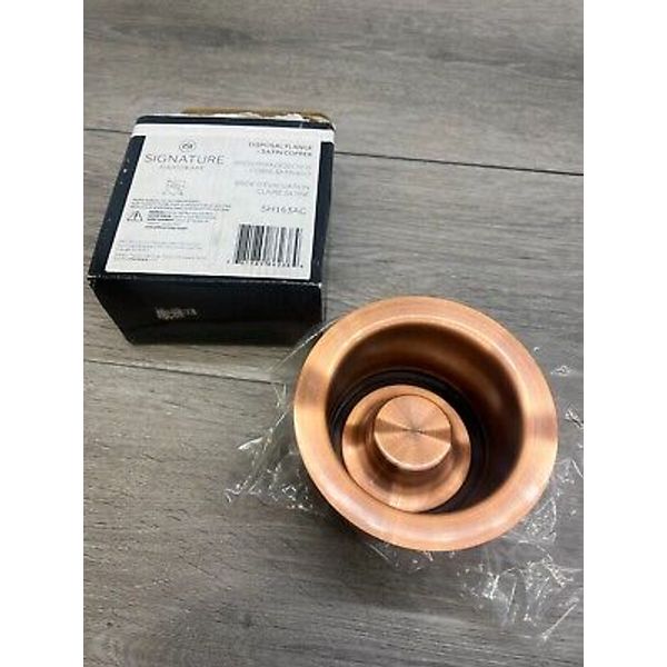 Signature Hardware 3-1/2" Brass Kitchen Deep Garbage Disposal Flange 482755