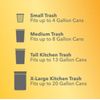 Glad ForceFlex Tall Kitchen 13 Gal. Drawstring Trash Bag~Gain Lavender 100 ct.