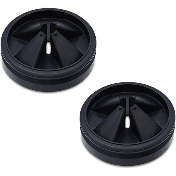 2-Pack QCB-AM Rubber Garbage Disposal Splash Guard for Most Sink Disposal System