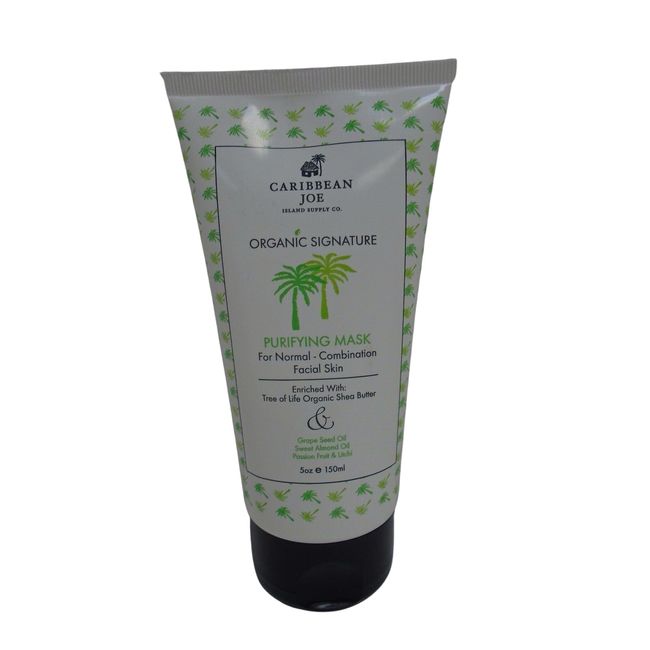 CARIBBEAN JOE ORGANIC PURIFYING MASK FOR NORMAL - COMBINATION FACIAL SKIN  NEW!