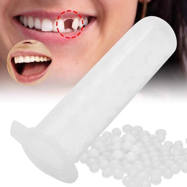 Moldable false teeth 