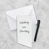 A5/C5 Sets Colourful Folded Card with Envelope, Fully Transparent 10 Sets 10-Kristallweiß