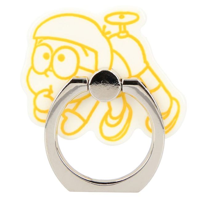 Flower Ring I'm Doraemon Nobita DR-S0015-YE (Yellow) [For Various Smartphones] Approx. H 1.7 x W 1.5 inches (4.3 cm) x W 1.5 inches (3.9 cm)