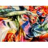 Single Jersey Fabric, per metre - Jungle Flower Print - Multicolour