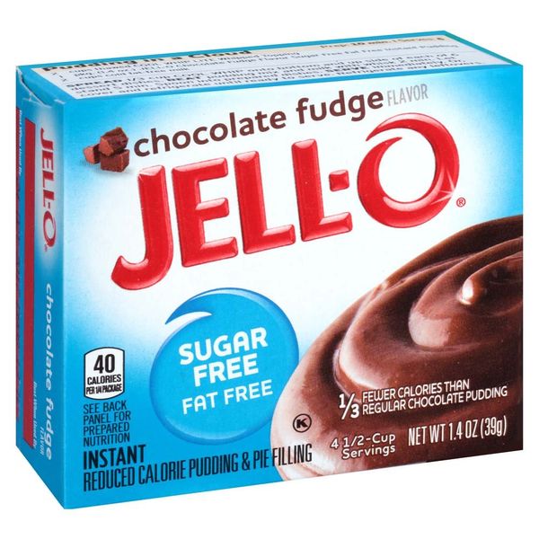 Jell-O Sugar-Free Chocolate Fudge Instant Pudding Mix 1.4 Ounce Box (Pack of 6)