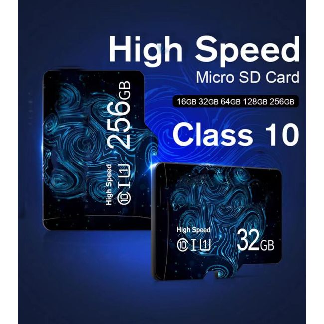 High Speed Class 10 Sd Card 32gb 64gb 128gb 256gb Carte Sd Memory
