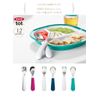 Oxo Tot Fork & Spoon Set Teal Color 2 Piece Set