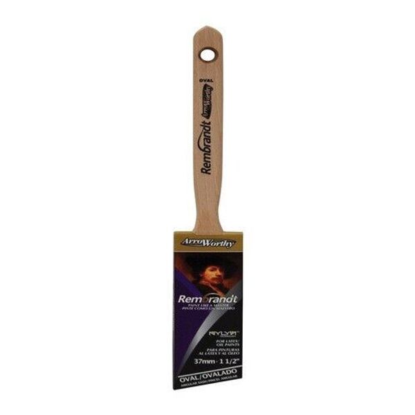 ARROWORTHY REMBRANDT 6420 2 INCH NYLON POLYESTER SEMI-OVAL PAINT BRUSH. NEW