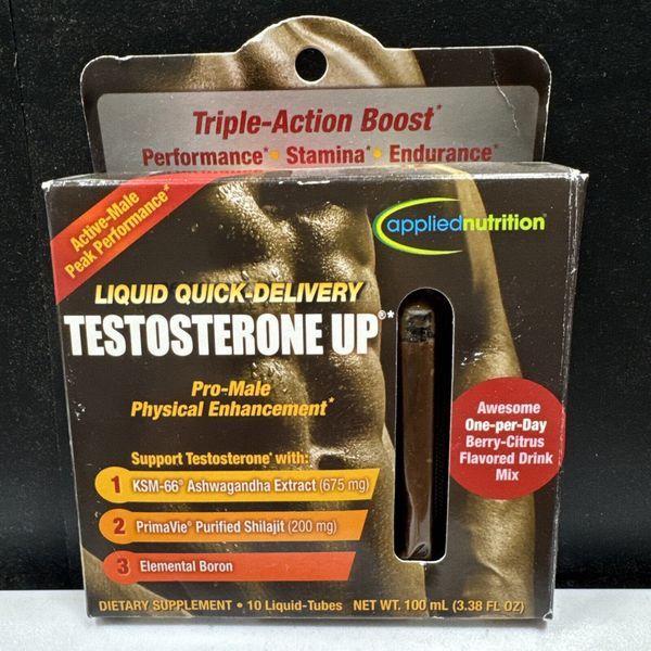 Applied Nutrition Liquid Quick Testo…Up - 10ct Liquid Tubes Exp. 07/2025