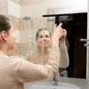 Splash Home Jasmine Eco-Friendly Shower Squeegee, Black