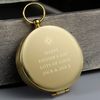 Personalised Compass. Engraved Any Message Compass