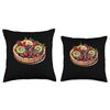 Fruit Tart In A Rustic Setting Throw Pillow