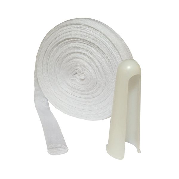 Steroplast 10 METRES OF STEROGAUZE TUBULAR FINGER WOUND DRESSING BANDAGE & APPLICATOR SMALL ADULT 1.5CM